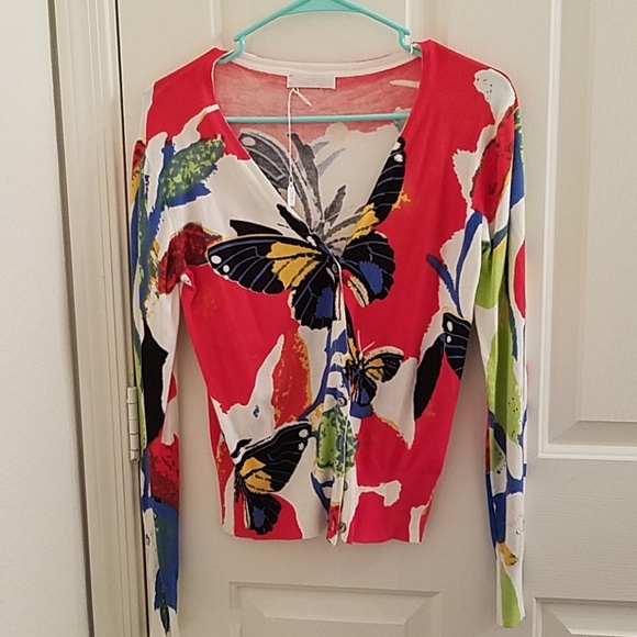 Julia Sweaters - NWT butterfly cardigan size S